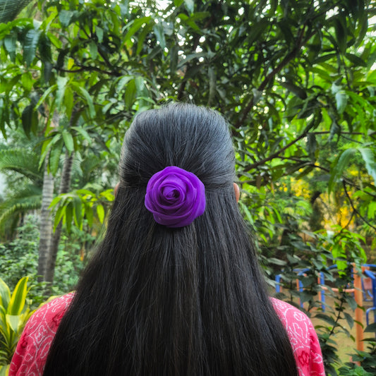 Purple Rose Clip