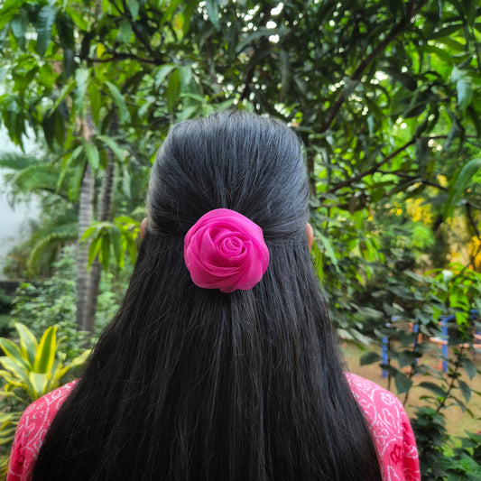 Pink Rose Clip