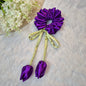PURPLE TULIP SCRUNCHIE