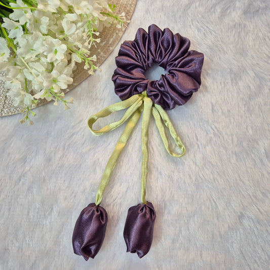 GRAPEVINE TULIP SCRUNCHIE
